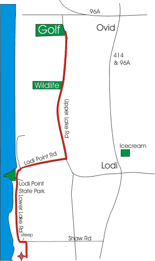 image: Map of trail