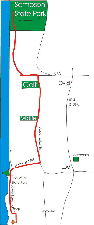 image: Map of trail