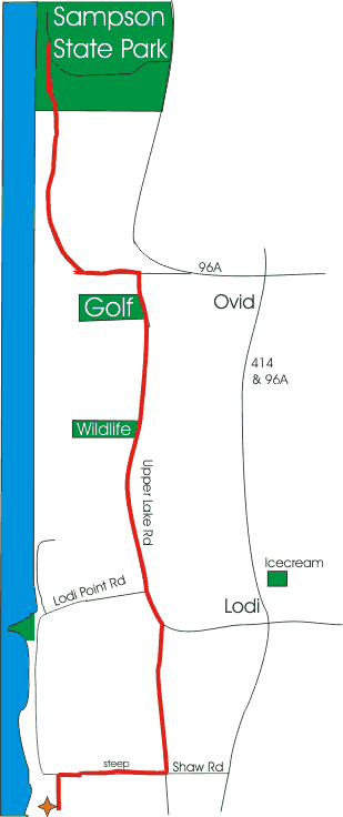 image: Map of trail