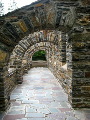 archway at Garrett Chapel